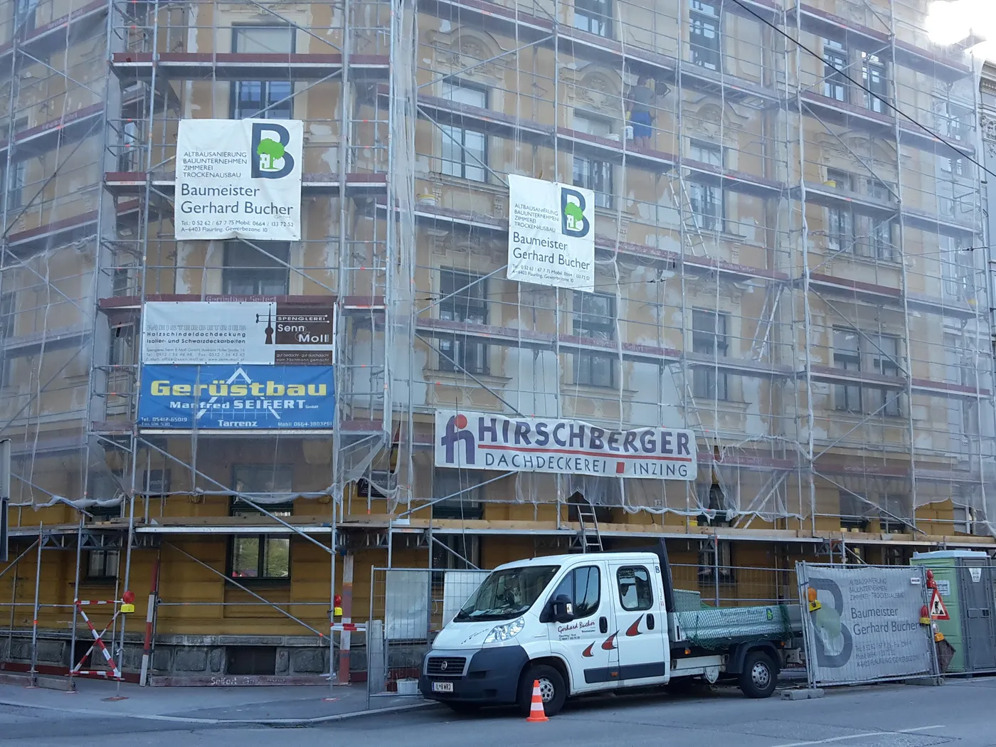 Generalunternehmer — Baustellenfoto der Baumeister Bucher GmbH